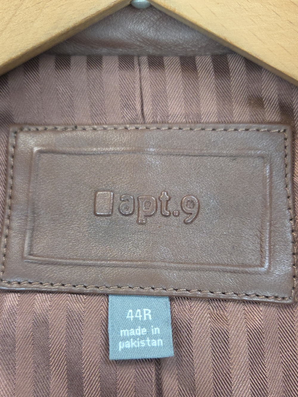 APT 9 MENS 44r Leathet Jacket